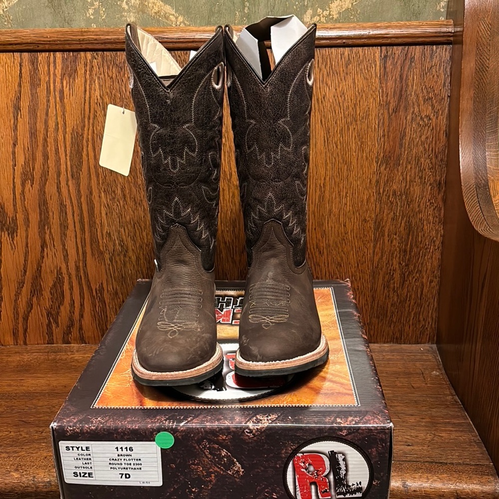 Rockin Leather women’s leather  Western Boots